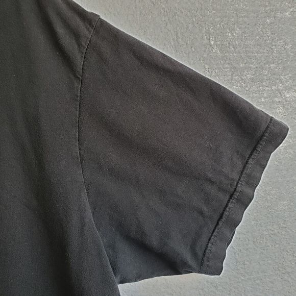 Chaser T Shirt Mens Large Black Graphic of Astronauts w/Beer & US Flag Patriot - Picture 10 of 12